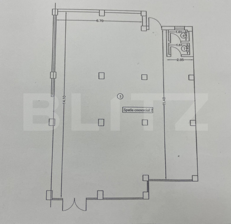 Spatiu comercial, 134.5 mp, Centru