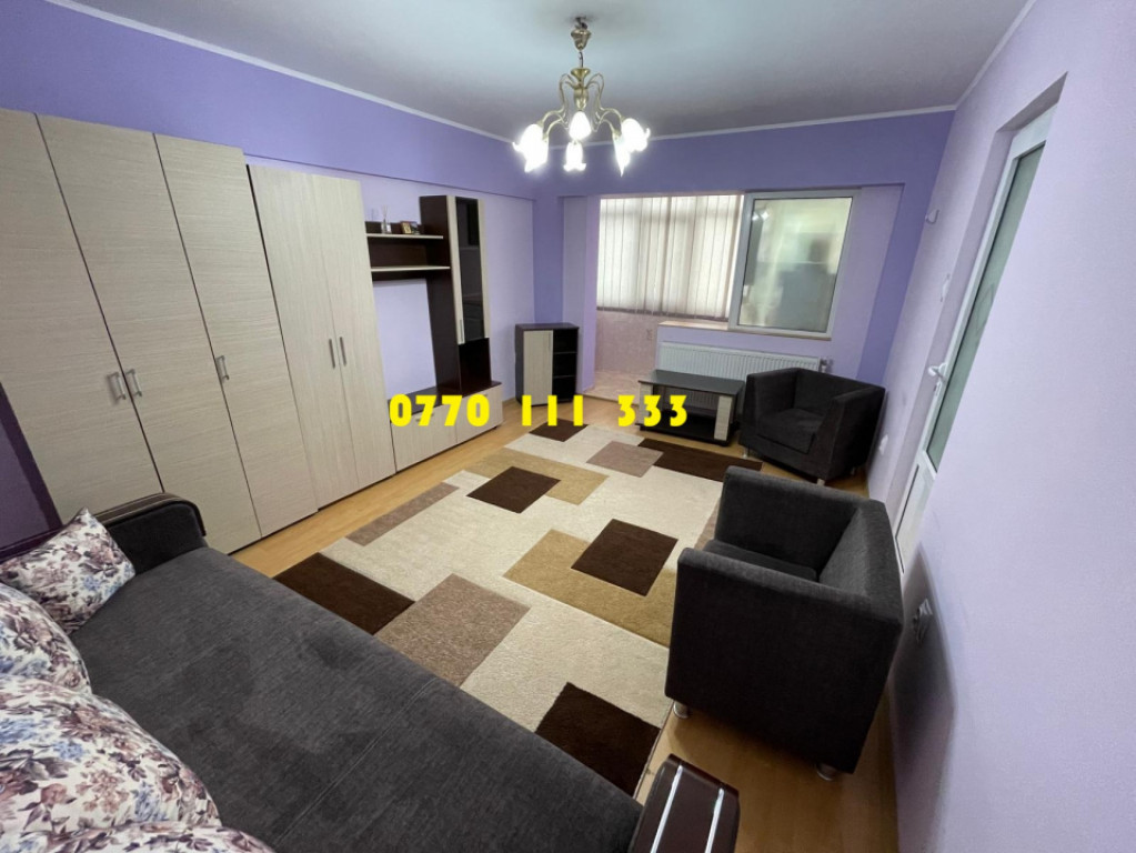 Garsoniera confort 1 decomandat, etaj 3, Radu Negru, mobilat