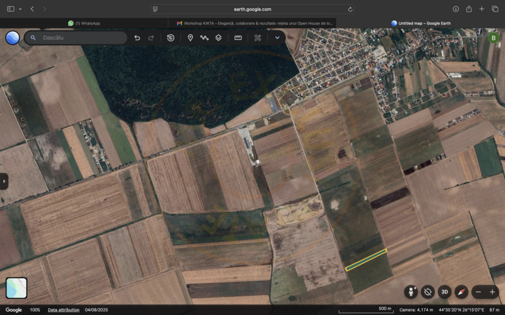 Teren in comuna Dascălu