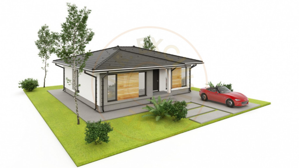 Casă nouă 3 camere | Smeura – Str. Bisericii | Predare l