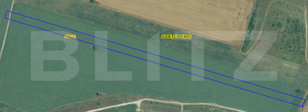 Teren extravilan 1000mp Giroc– oportunitate investiție