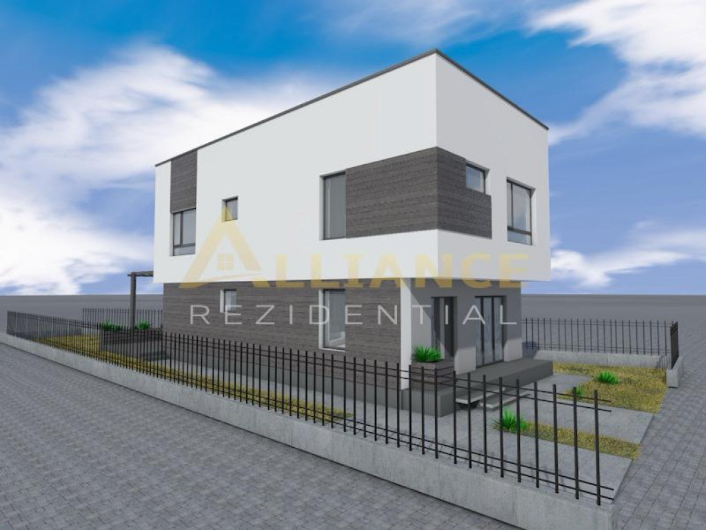 Casa individuala P 1E - 4 camere 3 bai dressing - teren 14