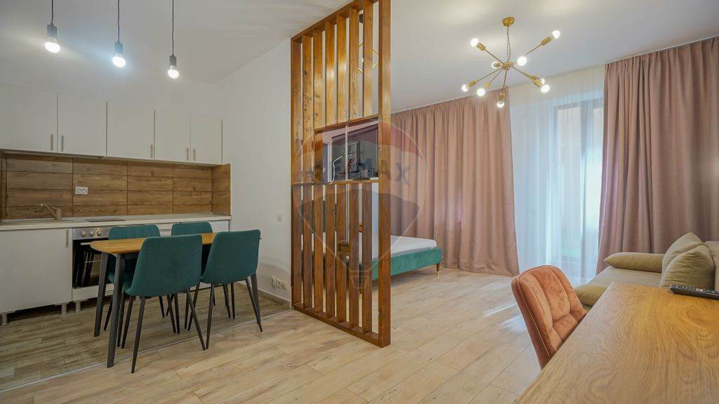 GARSONIERA 35 MP CU GRADINA MOBILATA COMPLET | DRUMUL POI...