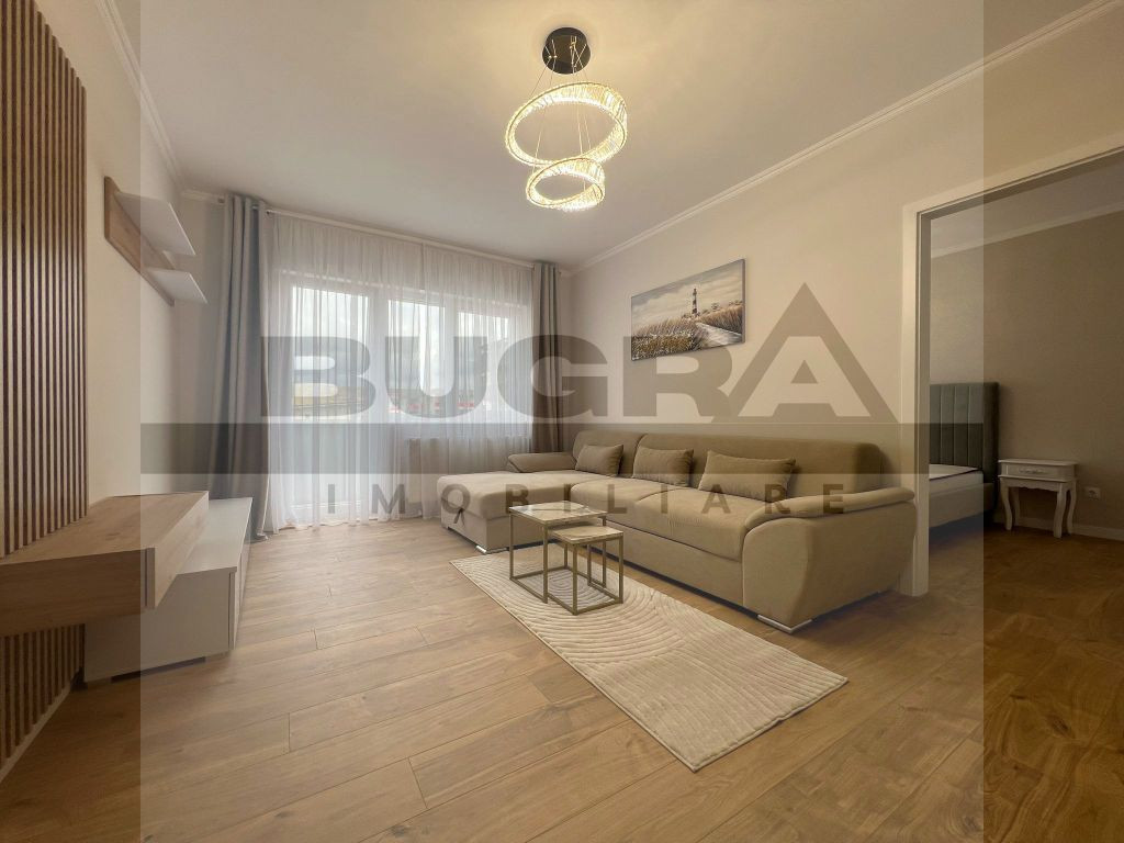 Apartament de 2 camere, 55mp, lux, parcare, zona Terra
