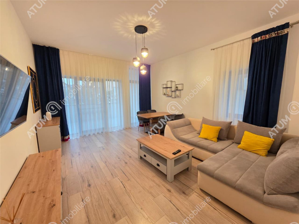 Apartament cu 3 camere decoamndate curte si terasa in zona S