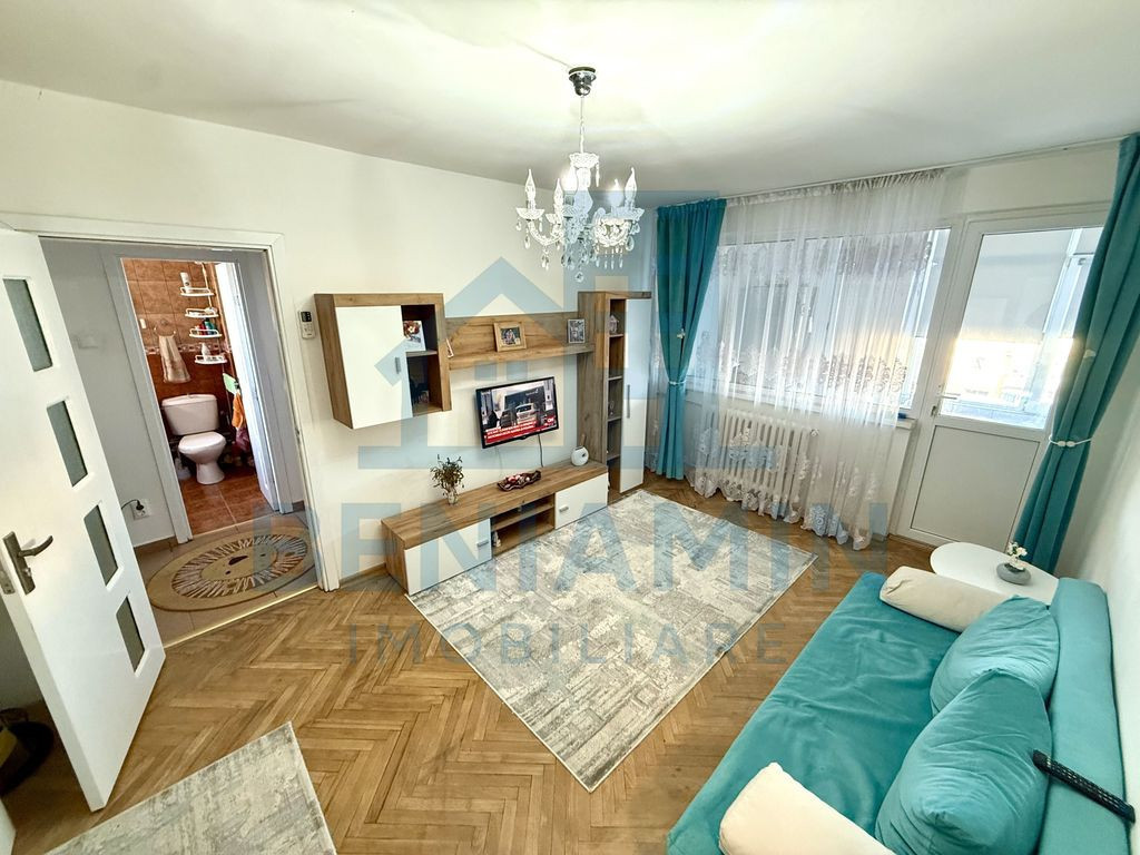 Apartament doua camere etaj 4/10 51mp Valea Rosie mobilat