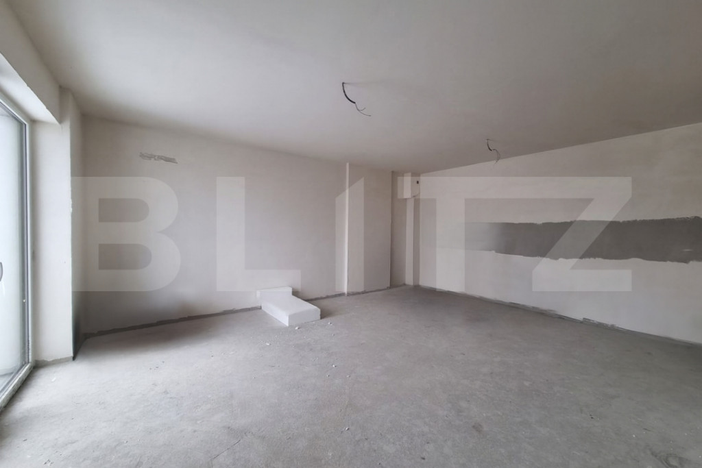 Apartament 2 camere, semifinisat, bloc nou, etaj intermediat