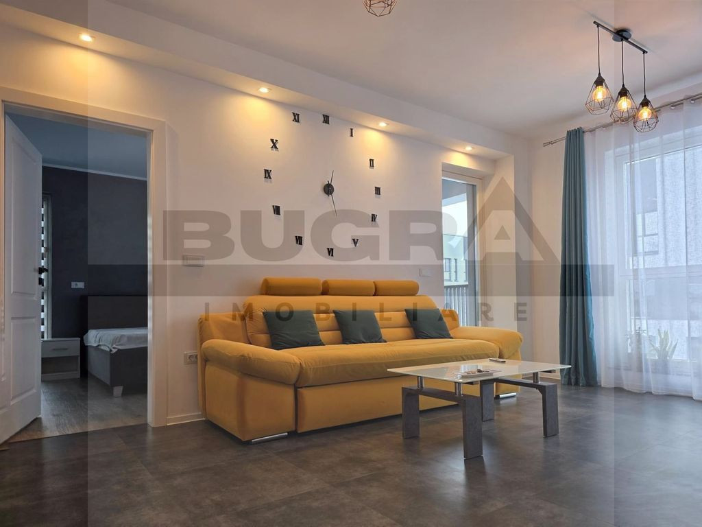 Apartament de 2 camere, modern, 60mp, parcare, zona Vivo