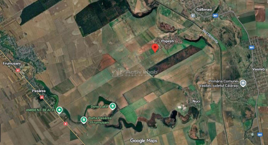 Lot intravilan 668 mp, Popesti Vasilati, la asfalt