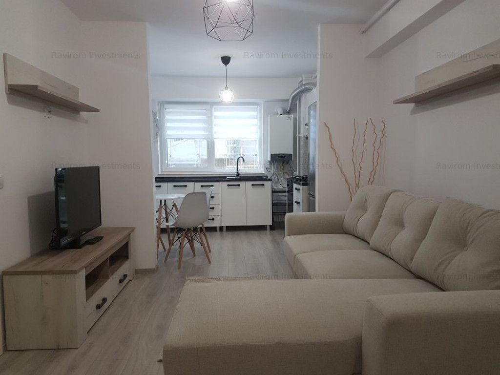 Apartament doua camere, mobilat si utilat frumos, et 1, Nord