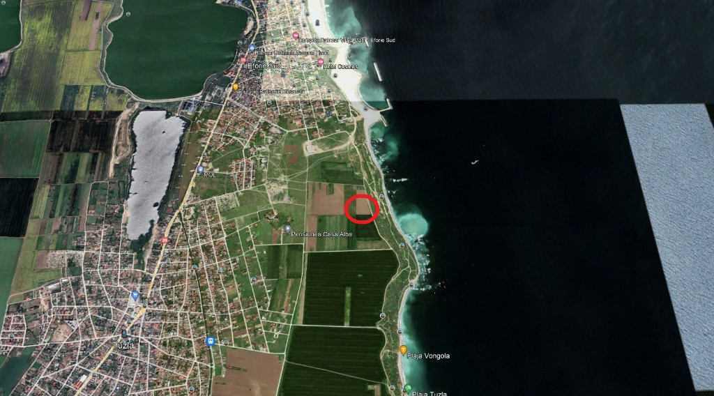 Vanzari terenuri Eforie Sud primul rand la Marea Neagra