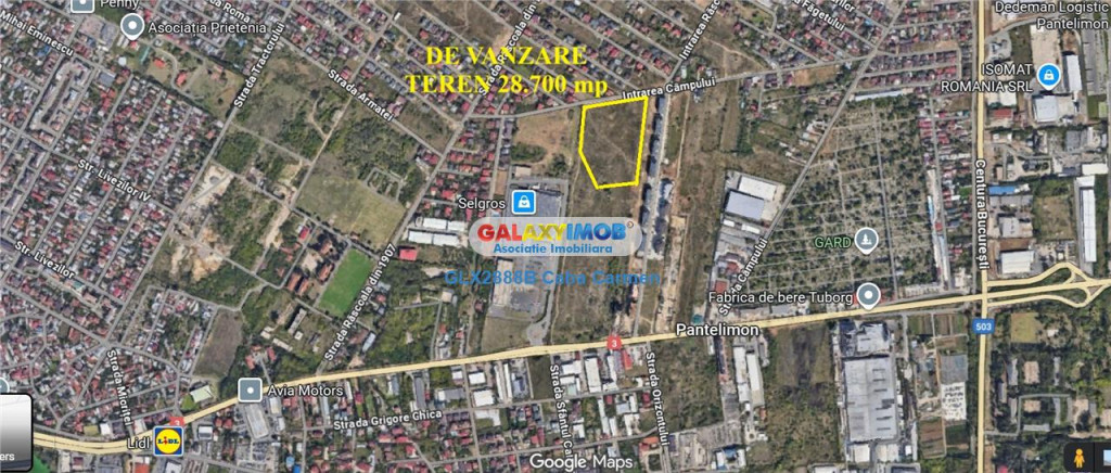 De teren Oras Pantelimon