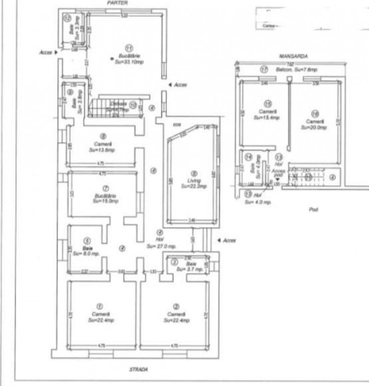 Casa individuala renovabila, 7 camere, 219mp utili, 647mp te