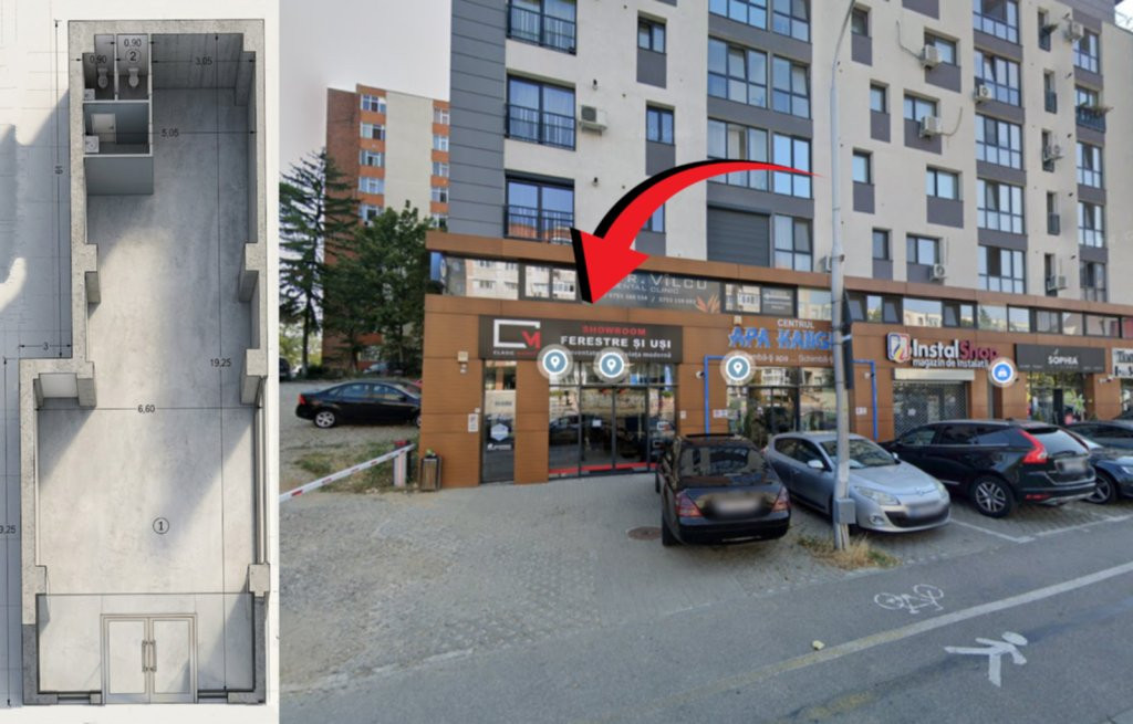 Cabinet medical | Spatiu Comercial de inchiriat | Pitesti, C