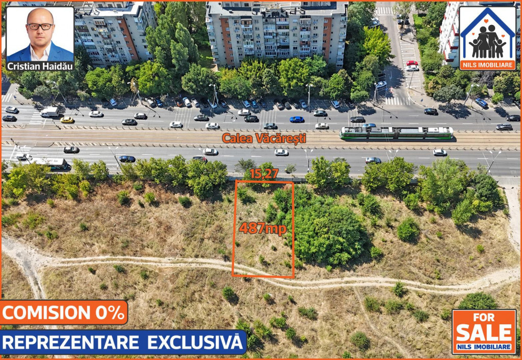 Teren 487mp | Calea Vacaresti - Mall Sun Plaza - Sector 4