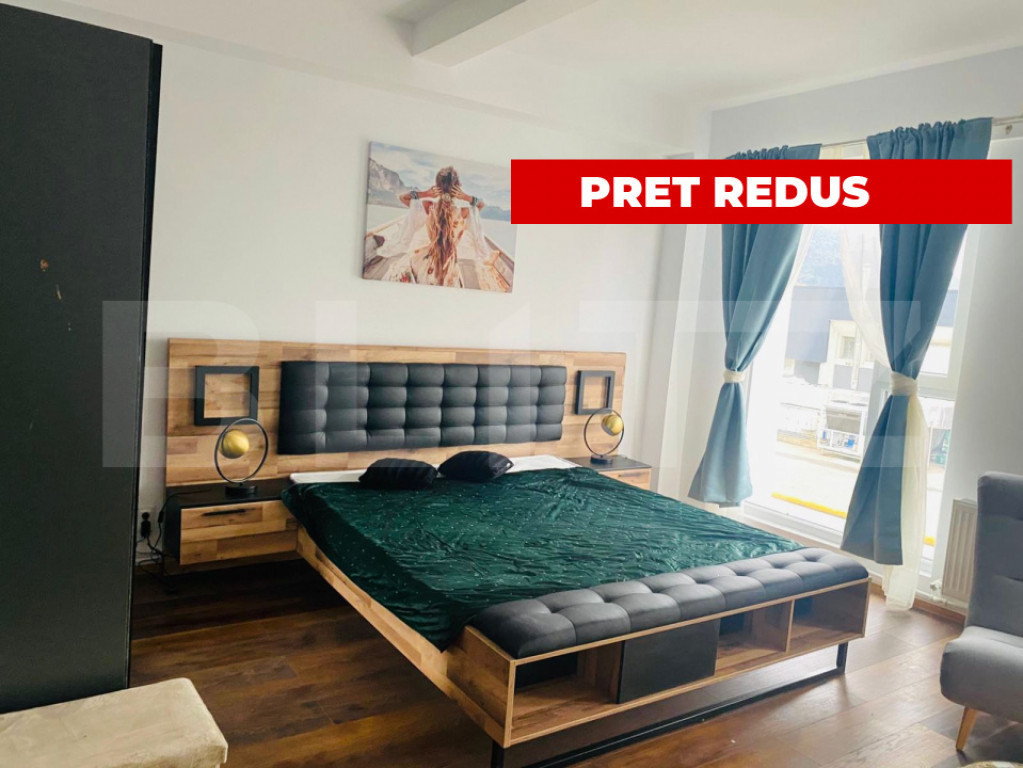 Garsonieră modernă, complet utilată și finisată cu gust