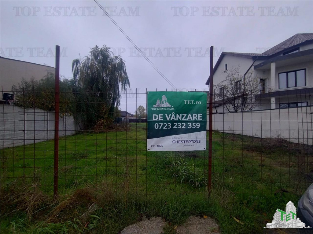 Reducere! Teren intravilan 880 mp cu proiect complet 2 case
