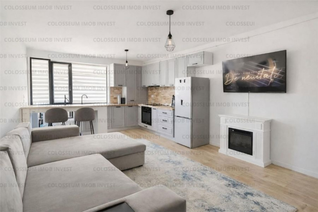 Apartament cu 3 camere, 2 bai - zona Tractorul.