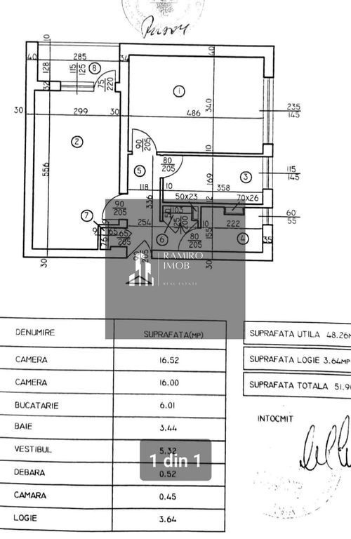 Apartament 2 camere decomandat 52mp Emil Racovita / Apara...