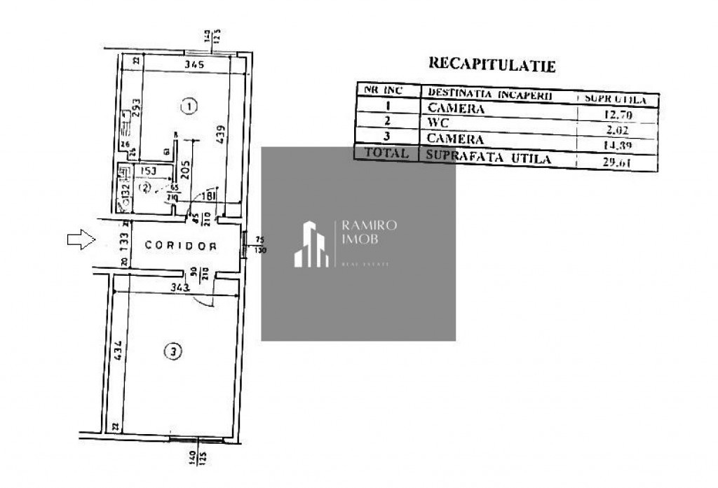 GARSONIERA DUBLA SECTOR 3 AUCHAN TITAN