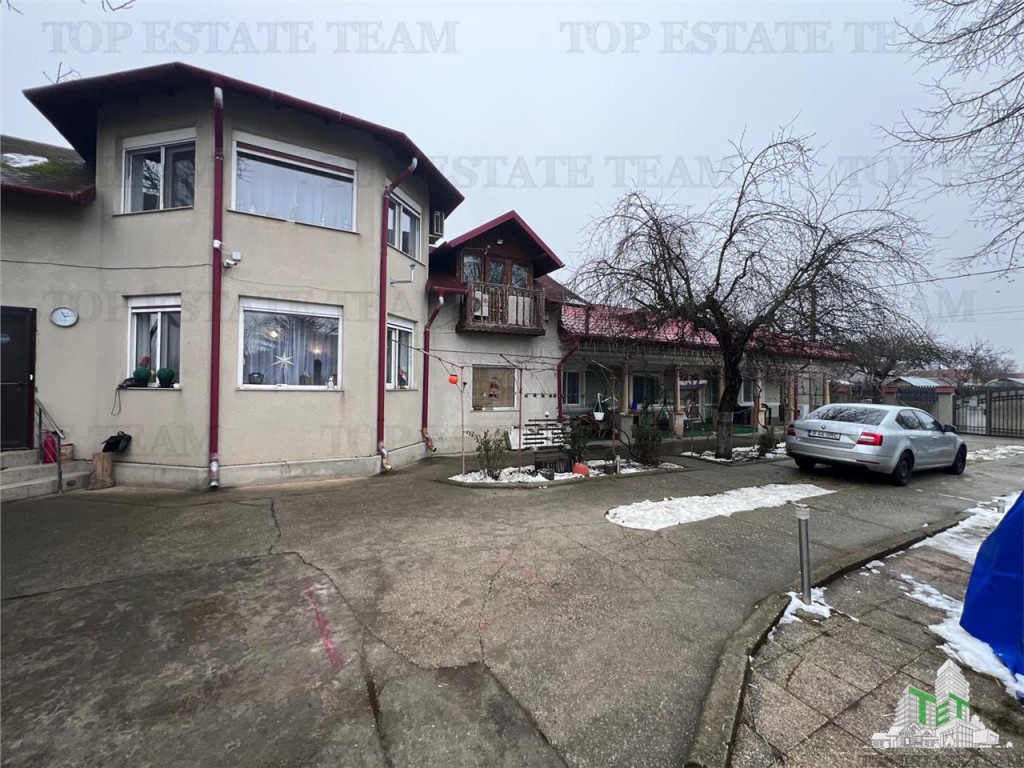 Vila individuala cuplata 6 camere S P M, cu incalzire pe cen