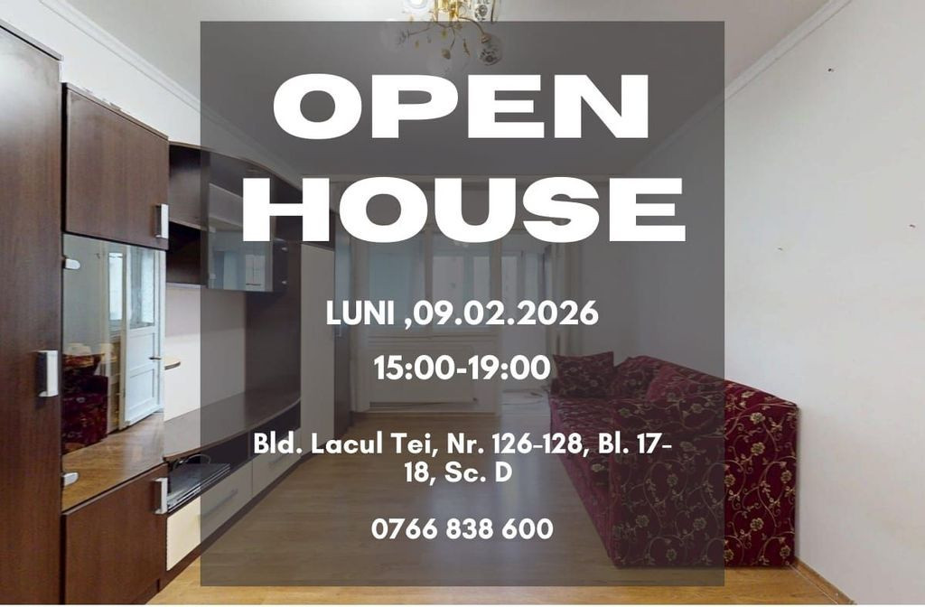 Apartament 3 camere Lacul Tei Teiul Doamnei