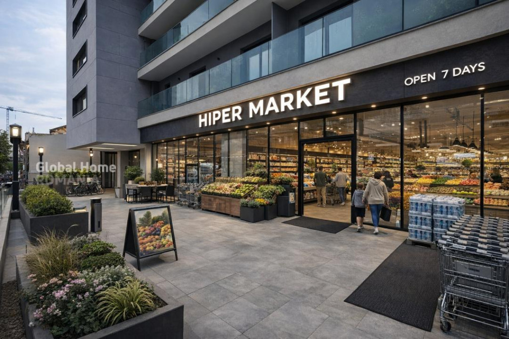 Obor - Avrig Park | Spațiu Comercial 60 mp | Vitrină 4 ml