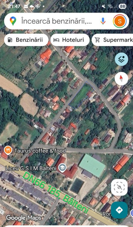 Teren Intravilan Bâlteni Gorj 820mp