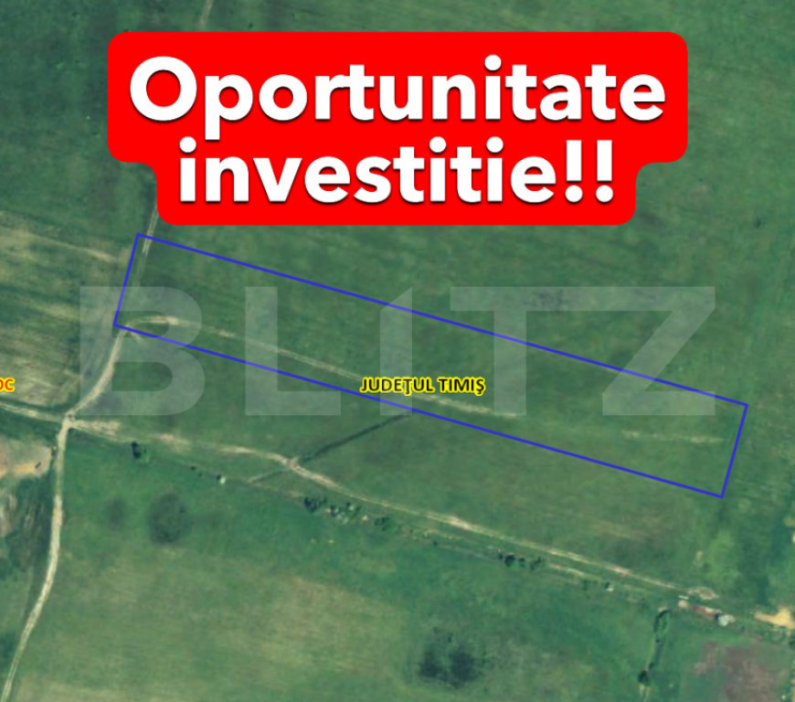 Teren extravilan 15000mp Giroc– oportunitate investiție