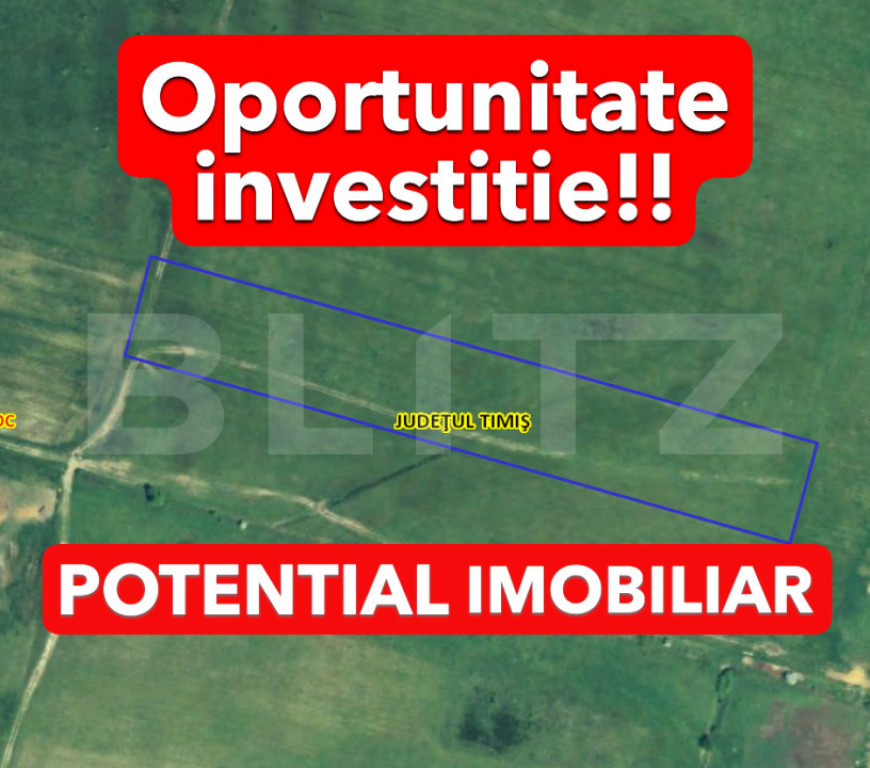 Teren extravilan 15000mp Giroc– oportunitate investiție