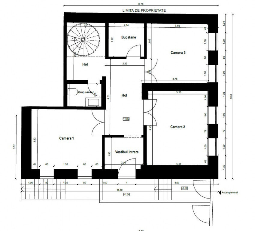 Vila de inchiriat - zona Udriste