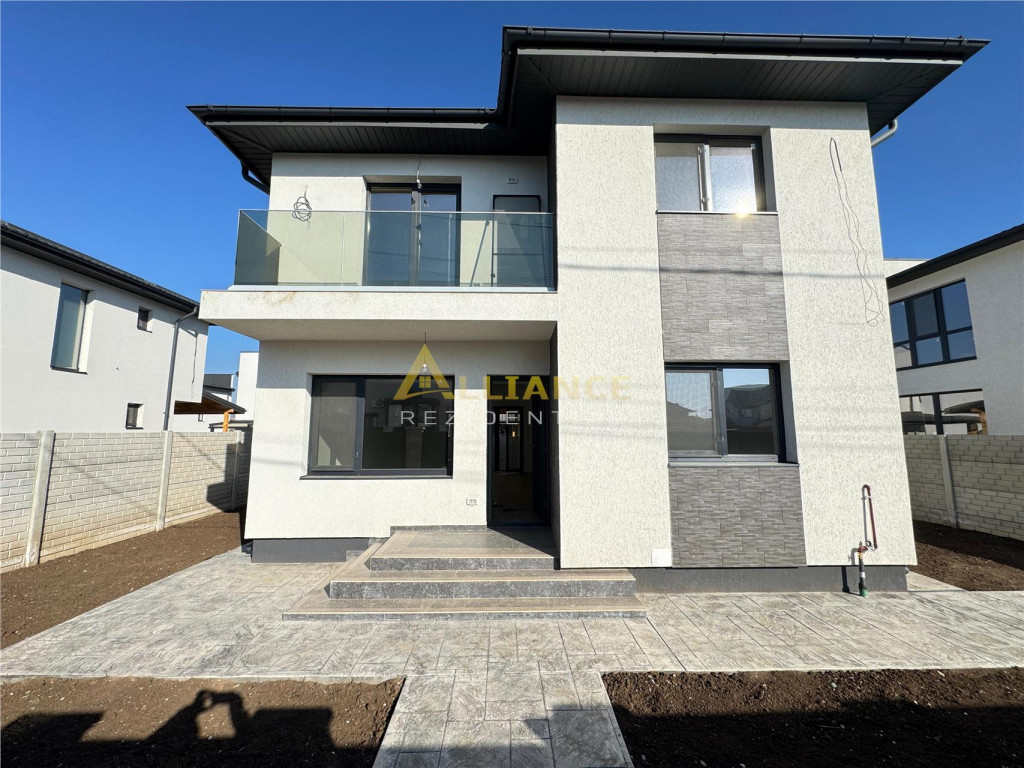 Vila moderna P 1 || 3 dormitoare || Terasa acoperita || Cart