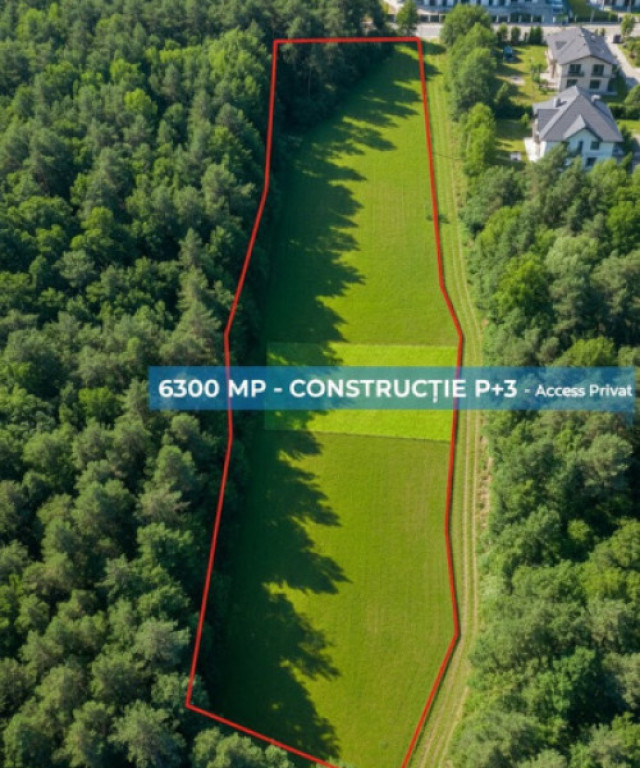 Teren 63 arii, lângă pădure – Potențial Blocuri P+3, z