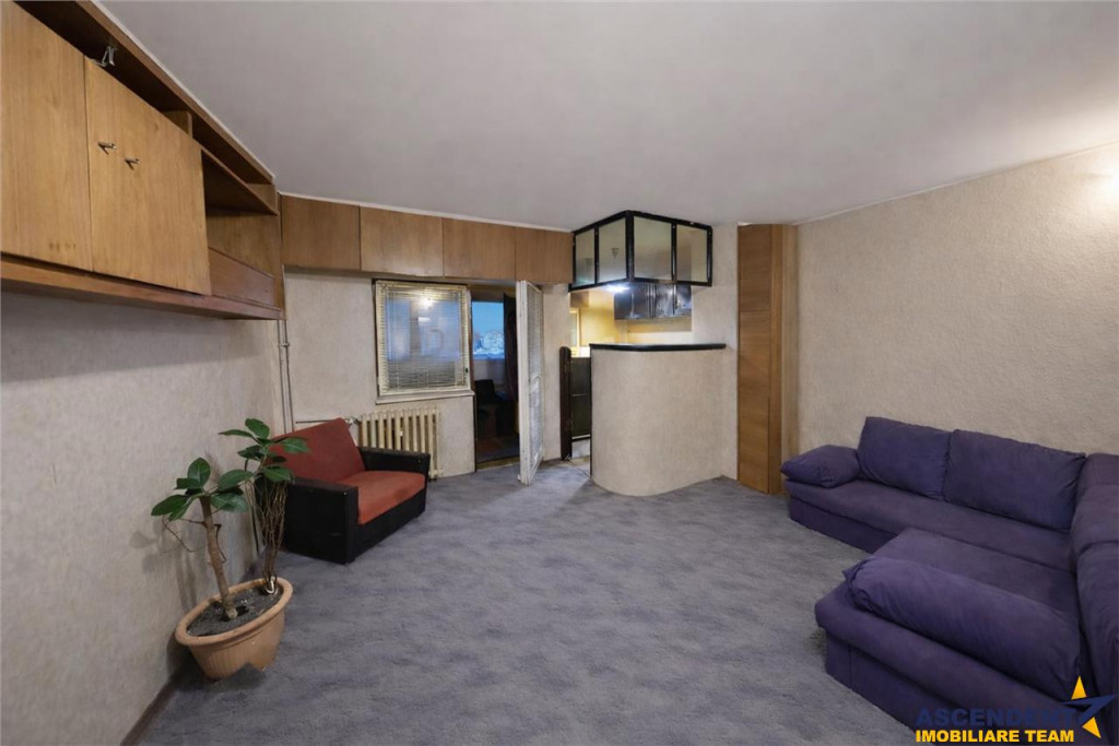 Garsoniera urbana,potential apreciabil,in bloc apartamente,C