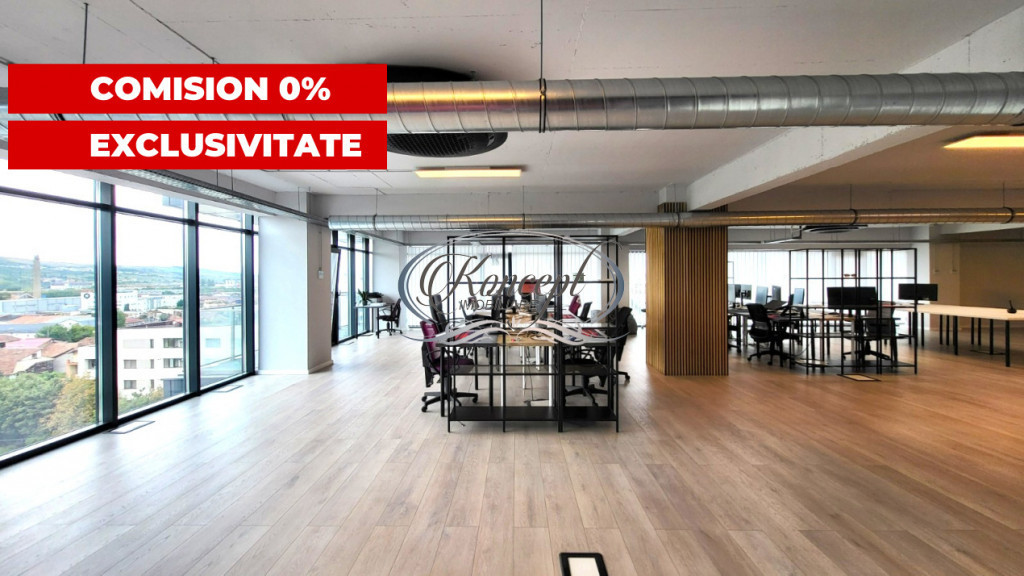 Birou premium in Marasti, etaj integral, acces 24/7 securiza