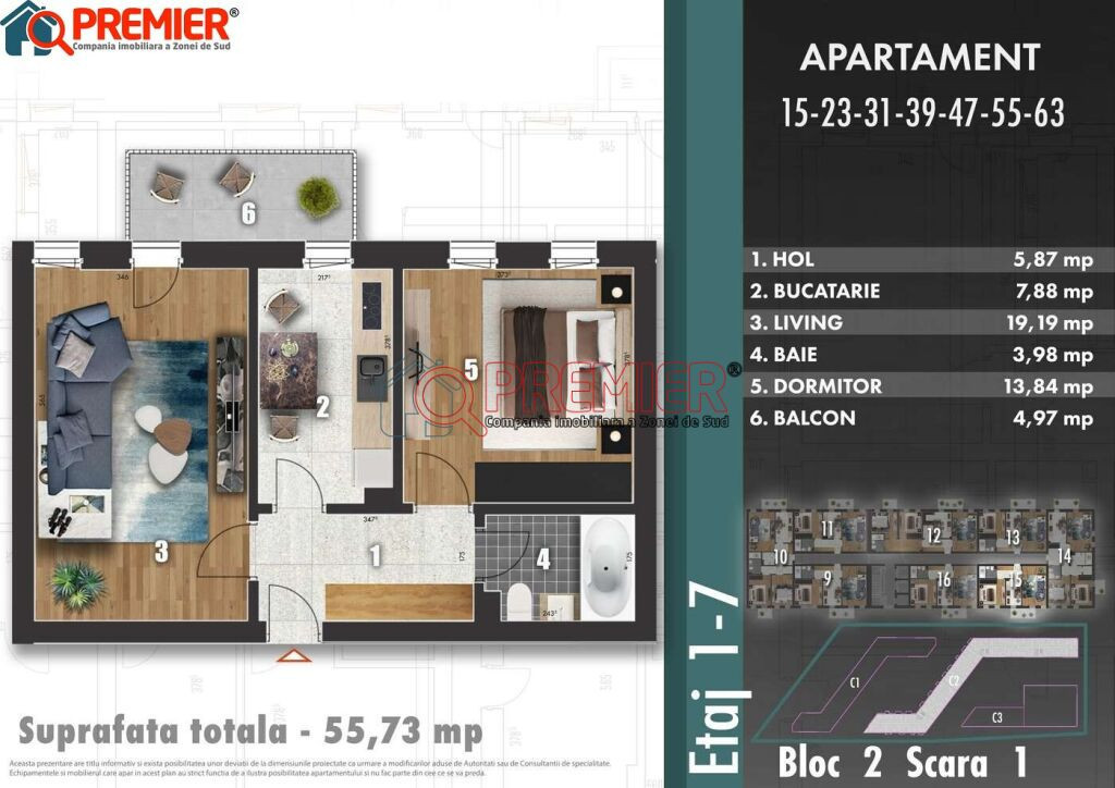 Apartament 2 Camere - Parc Turdor Arghezi - Metalurgiei