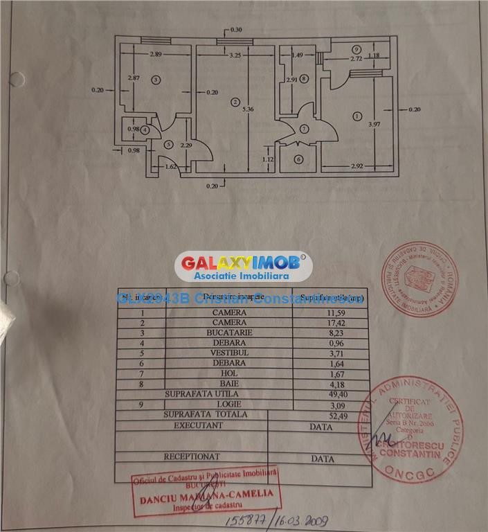 Apartament 2 camere,52 Mp ParkLake Mall ,Parcul IOR, Dristor