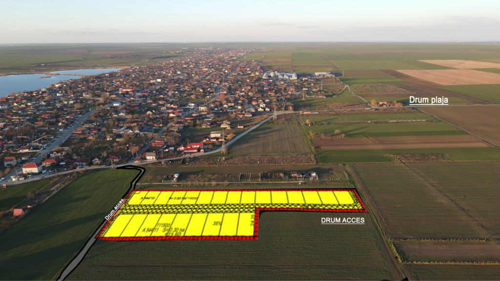 Loturi teren intravilan cu vedere la lac 250mp