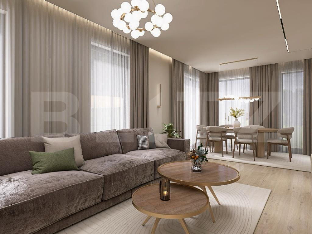 Ansamblu rezidential compus din 8 case, 115 mp, teren 500 mp