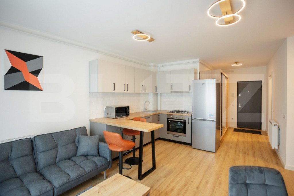 Apartament cu 2 camere, cochet, bloc cu lift, parcare, zona