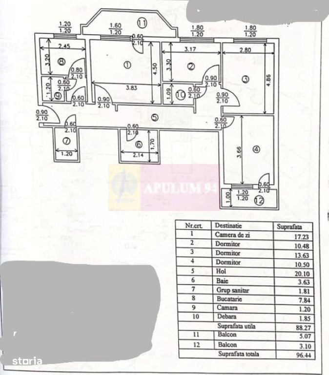 Apartament 4 camere deosebit, recent renovat, et 3/9, Met...