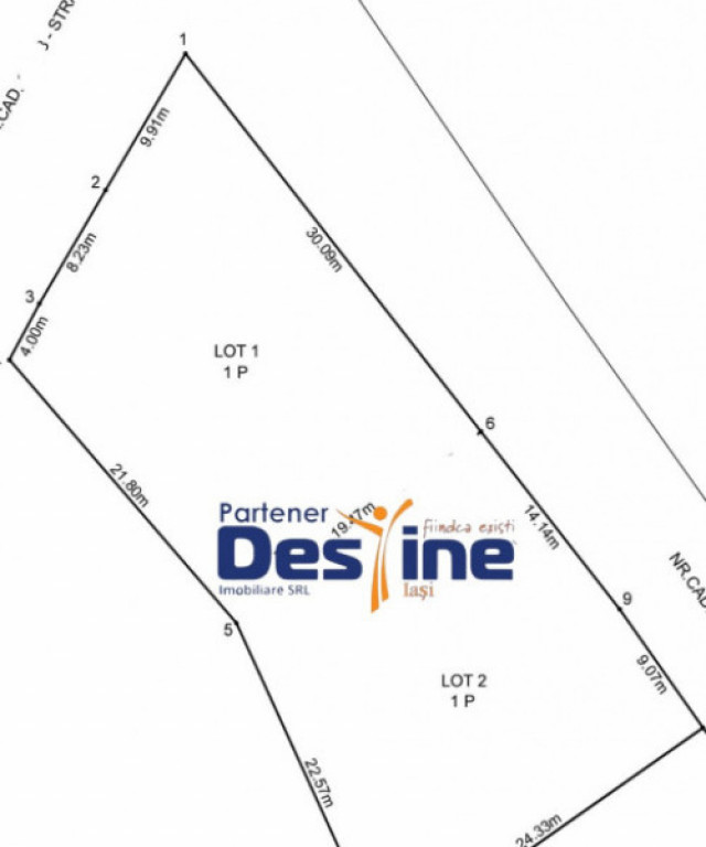 MIROSLAVA, TEREN INTRAVILAN 1021 MP, SEMICENTRAL