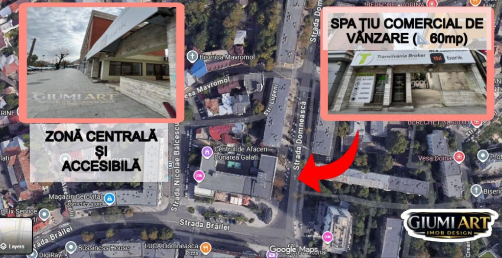 Spațiu comercial - zona centrala