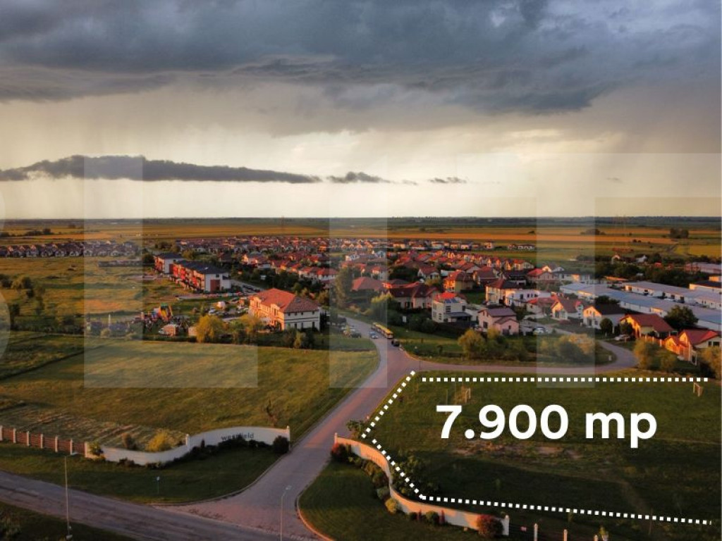 Teren intravilan, 7.900 mp, zona Exterior Nord