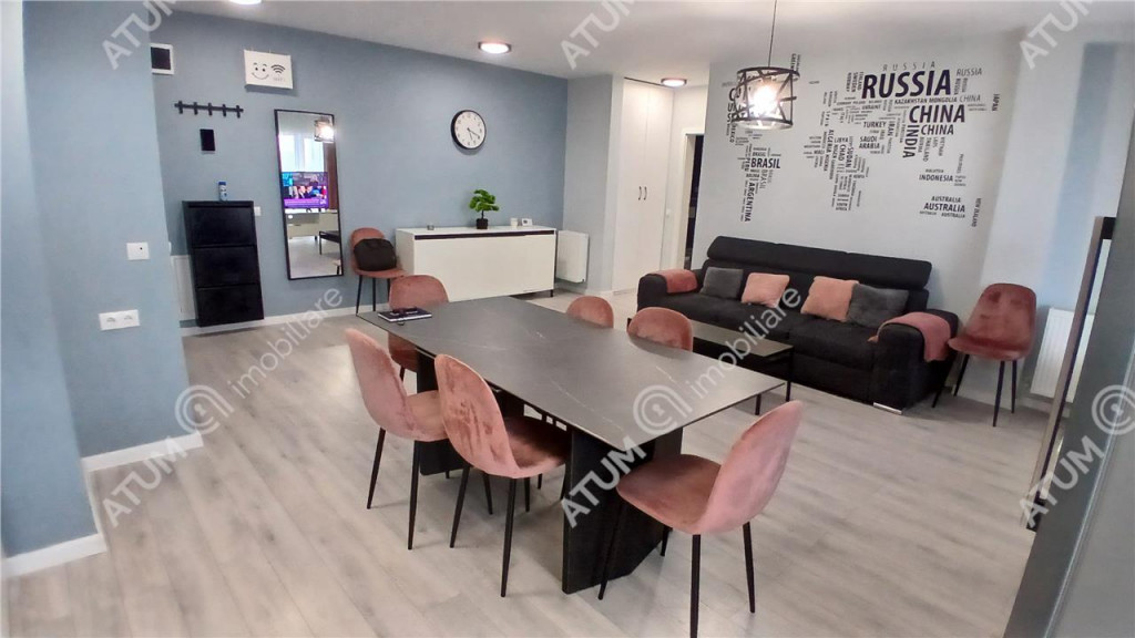 Apartament cu 3 camere si balcon in zona Kogalniceanu din Si