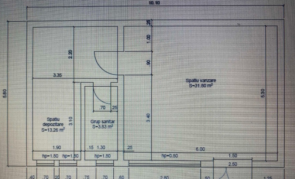 INCHIRIEZ SPATIU comercial ,58 mp,zona Stefan Cel Mare