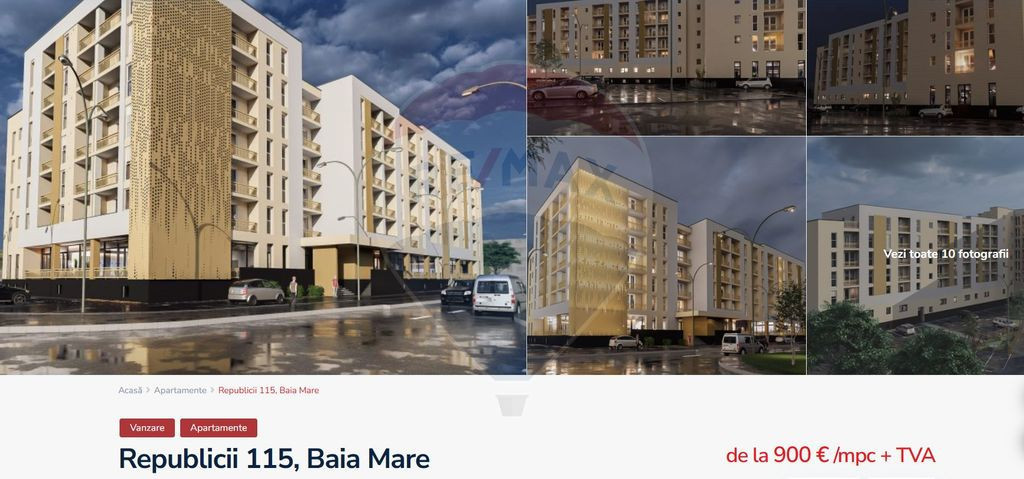 Apartament cu 2 camere de vânzare în zona Republicii