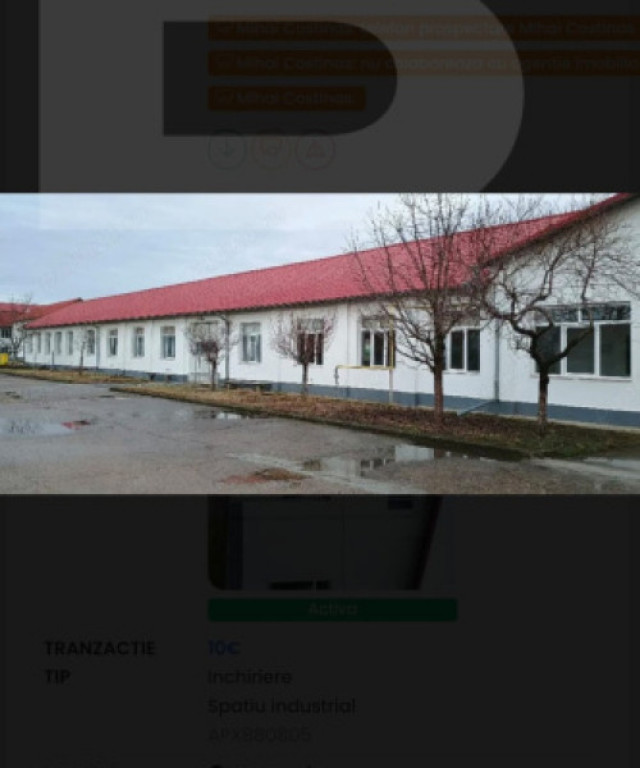 Inchiriez hale depozit productie