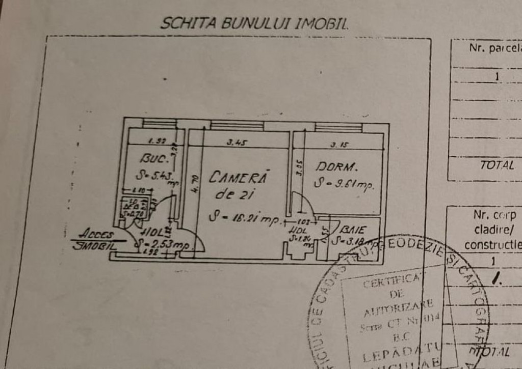 Apartament 2 camere semidecomandat-zona Tomis Nord