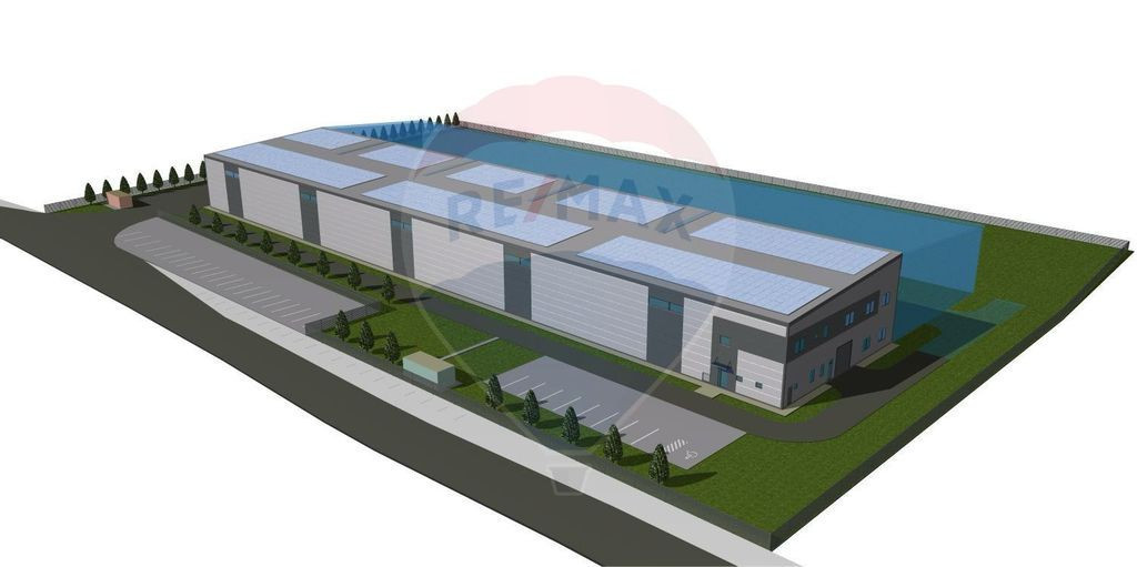 Teren intravilan 1.7 Ha, proiect hala industriala - Mosna...